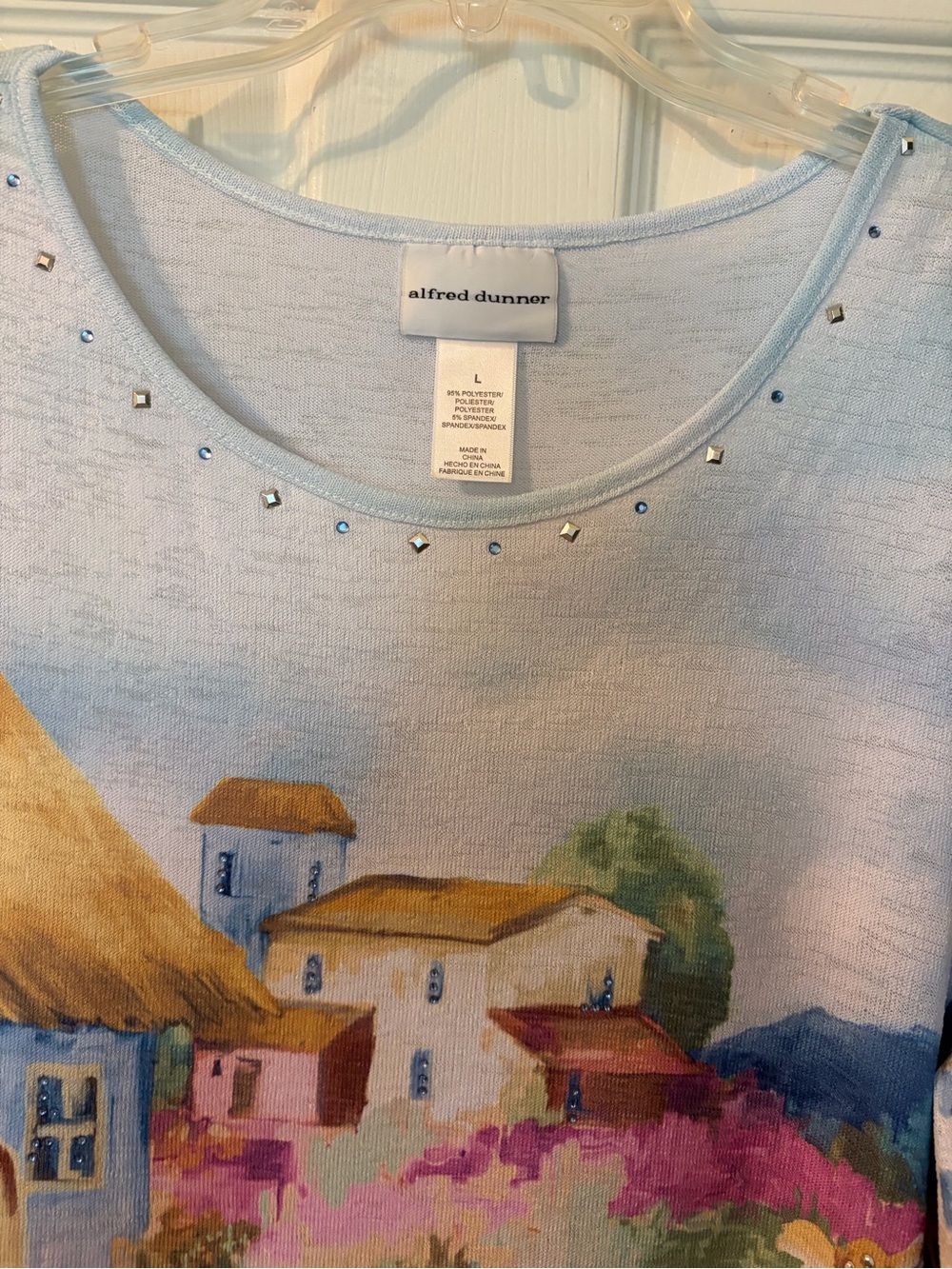 Alfred Dunner Pastel Village Floral Scoop Neck Tunic - Picture 2 of 8
